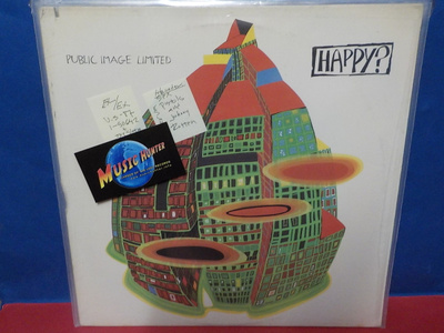 PUBLIC IMAGE LIMITED - HAPPY? EX-/EX LP