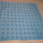 Retro sininen pöytäliina 100 cm x 104 cm - pikkukuva 4