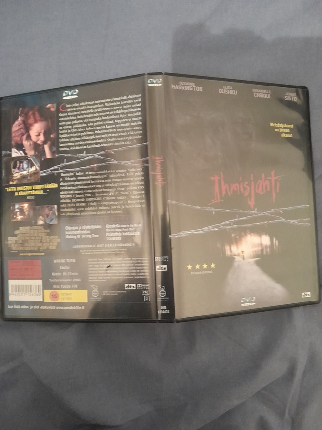 Ihmisjahti dvd,wrong turn
