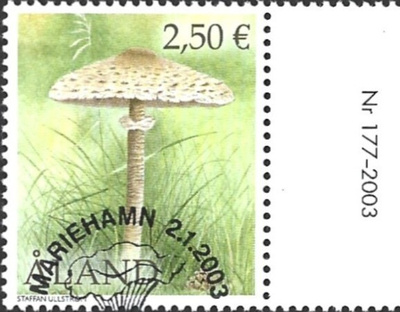 Åland 2003  Sieniä 2,50 €  välilöpari numero EPL LaPe 216