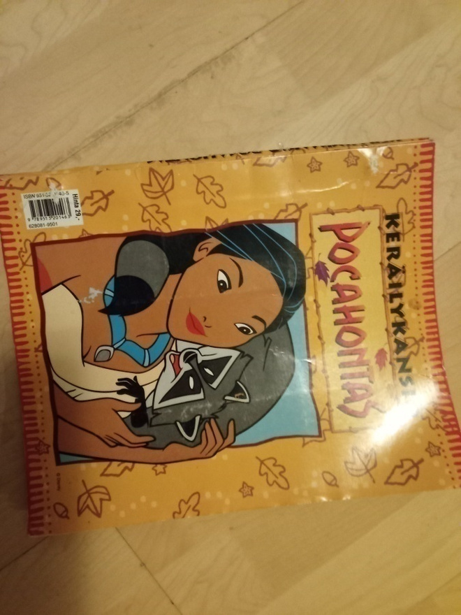 Pocahontas keräilykorttikansio