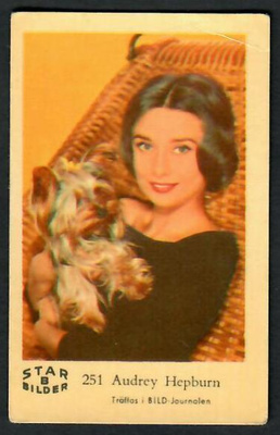 Keräilykuva - Audrey Hepburn Star B Bilder 251