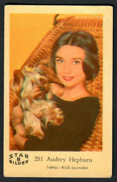 Keräilykuva - Audrey Hepburn Star B Bilder 251