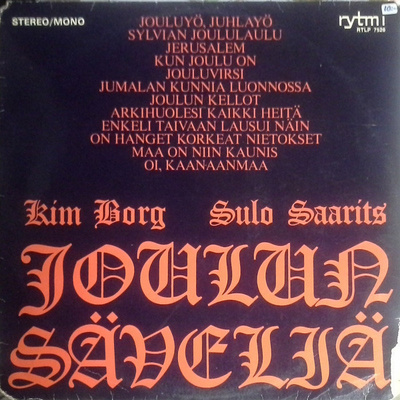 Kim Borg , Sulo Saarits  – Joulun Säveliä LP