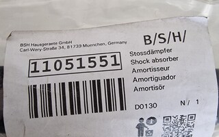 Bosch / Siemens pesukoneen iskunvaimennin 11051551