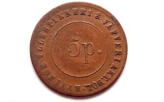 POLETTI 5 P HYVINGE YLLESPINNERI & VÄFVERI AKT.BOL. (R-RR)
