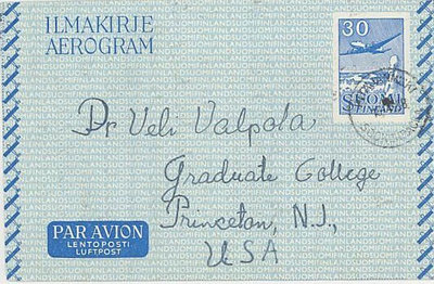 M54 1956 30 (mk) ilmakirje USAhan