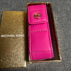 Michael Kors pinkki huulipuna kotelo nahkaa ketjuhihna - pikkukuva 2