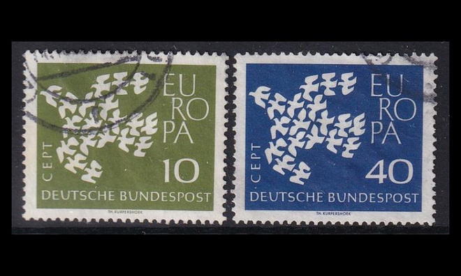 Saksa 367-8 o Europa (1961)