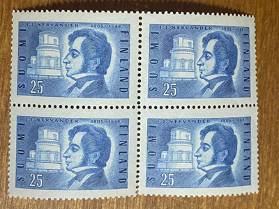 J.J.NEVANDERIN SYNTYMÄSTÄ 150 VUOTTA NELIÖ**