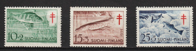 1955 Tuberkuloosi-sarja leimaamattomana**