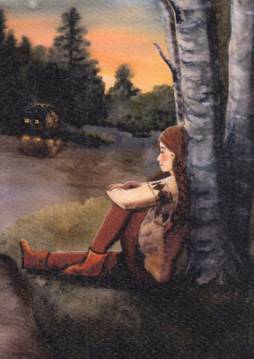 Esther Bennink: Ilta (isohko kortti)