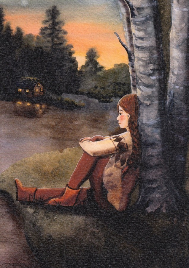 Esther Bennink: Ilta (isohko kortti)