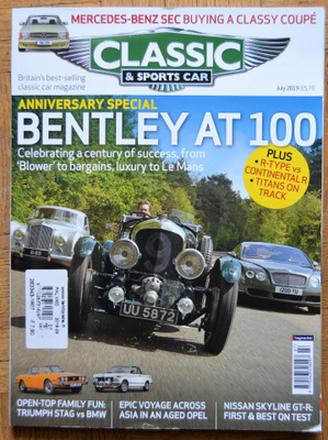 Classic & Sports Car July 2019 -lehti