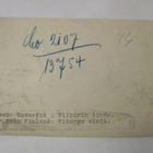 VANHA Postikortin Alkup.Mallikappale Viipuri 1920-l - pikkukuva 2