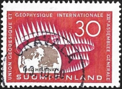 1960 Geod.-geofys. kong 30 mk läh alareuna LOISTO LaPe 523