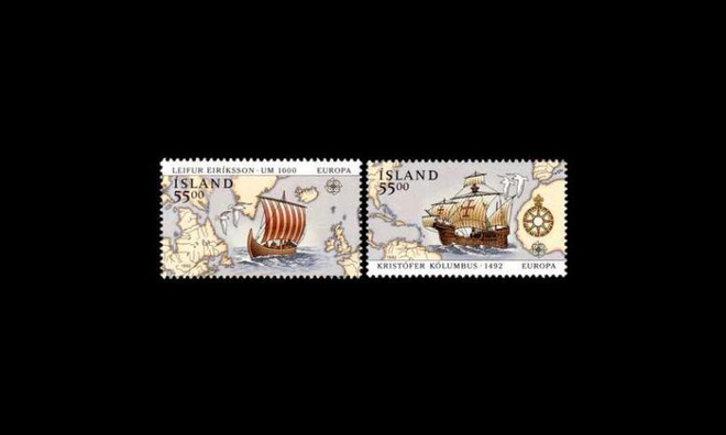 Islanti 764-5 ** Europa Amerikan löytäminen (1992)