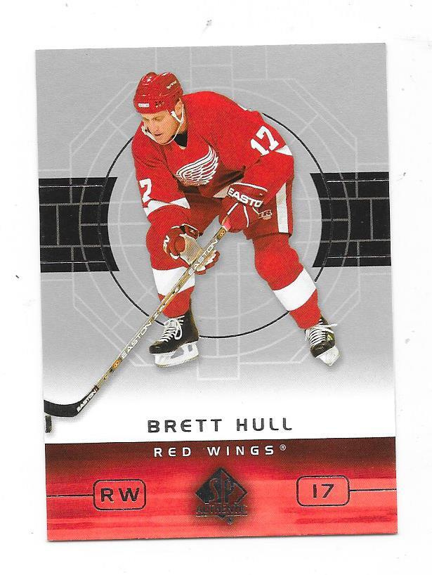 2002-03 SP Authentic #32 Brett Hull Detroit Red Wings