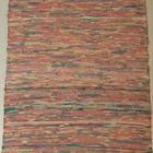 Värikäs räsymatto 72 x 132 cm pastellisävyt - pikkukuva 4