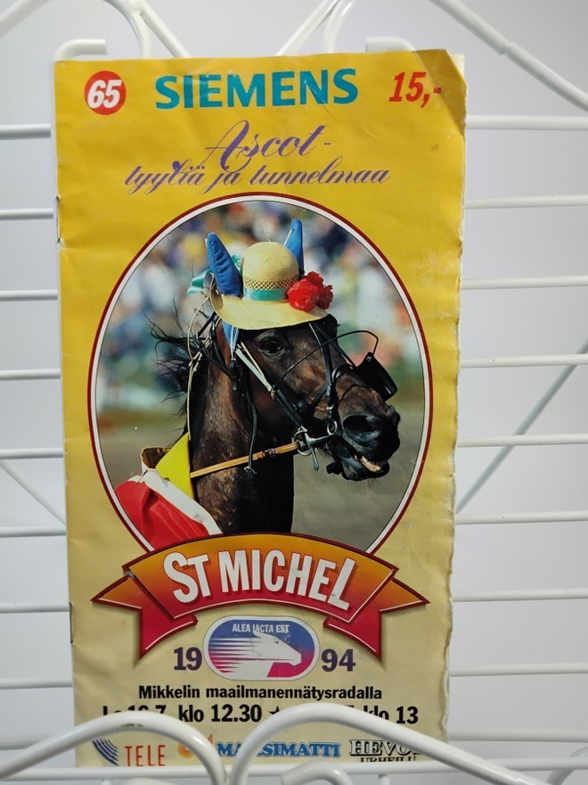 St Michel ravit Mikkeli 16., 17.7.1994 lähtöluettelo