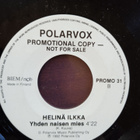 SINGLE- LEVY:  HELINÄ ILKKA  PROMO LEVY - pikkukuva 2