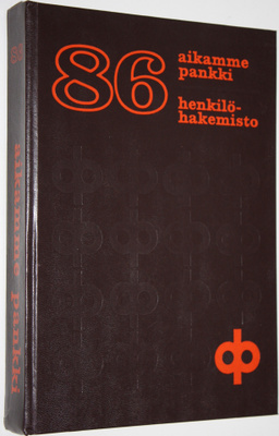 Aikamme pankki 86 : henkilöhakemisto
