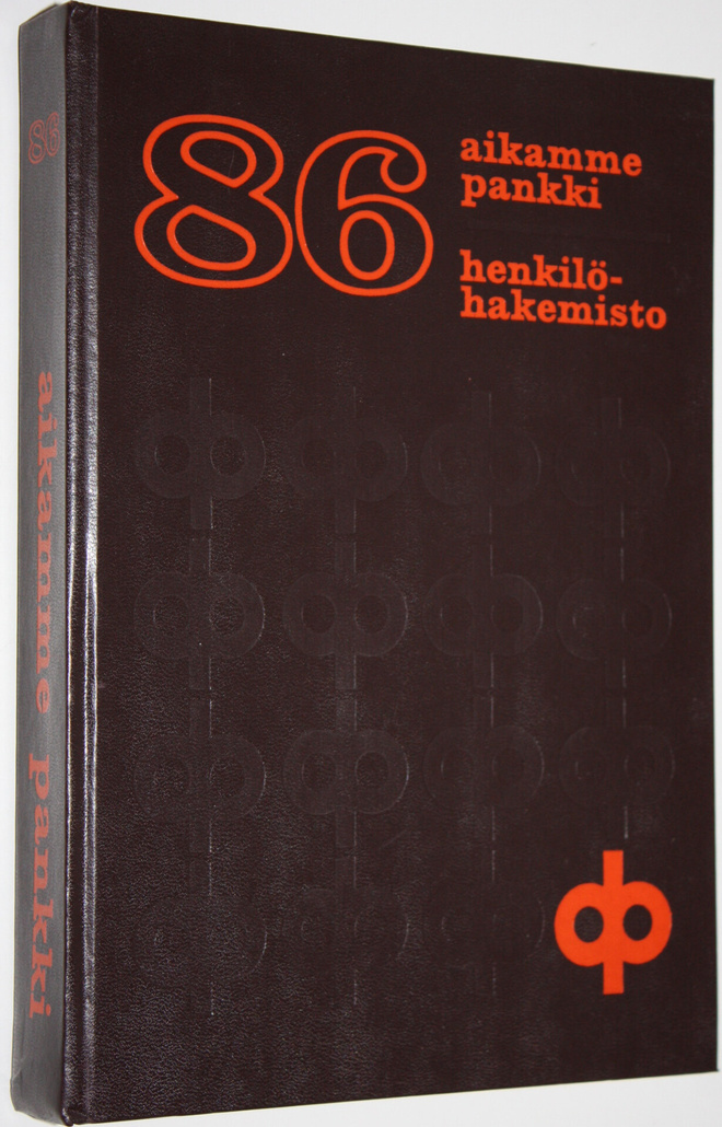 Aikamme pankki 86 : henkilöhakemisto
