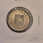 Hopearaha 100 markkaa 1956, Suomi, 5,2 g Ag500 - pikkukuva 2