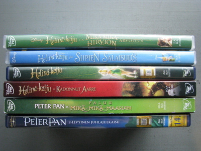 PETER PAN JA HELINÄ-KEIJU ELOKUVAT