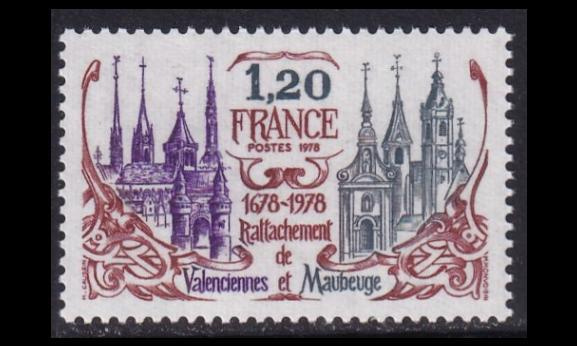 Ranska 2120 ** Valenciennes ja Maubeuge (1978)
