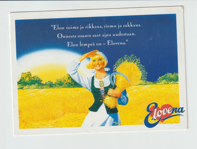 Postikortti, MAINOS, ELOVENA, Eläköön puuro