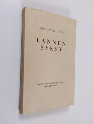 Eino Sormunen : Lännen syksy