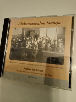 CD Mieskvartetti Delicato: Alakansakoulun lauluja (Sis.pk:t
