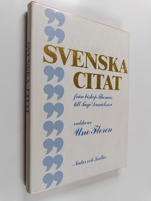 Svenska citat från biskop Thomas till Tage Danielsson