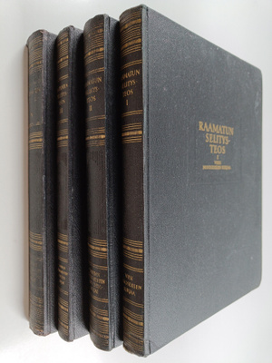 A. F. Puukko : Raamatun selitysteos 1-4