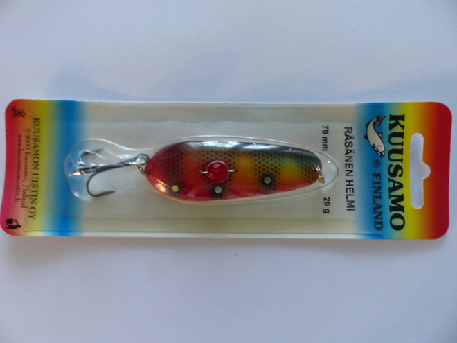 KUUSAMO HELMI RÄSÄNEN 70mm, 20g Väri: Li/R/S-S