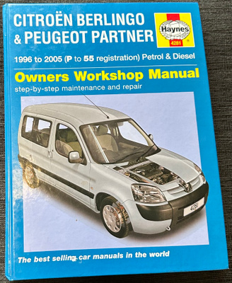 Citroen Berlingo Peugeot Partner 1998 - 2001 korjausopas