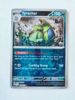 Tyranitar Reverse Holo Rare