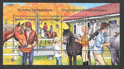 Nuorten harrastuksia 1990 (LAPE 1117-1120 ; BL6) ** blokki