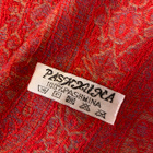 Punainen kuviollinen pashmina hartiahuivi - pikkukuva 3
