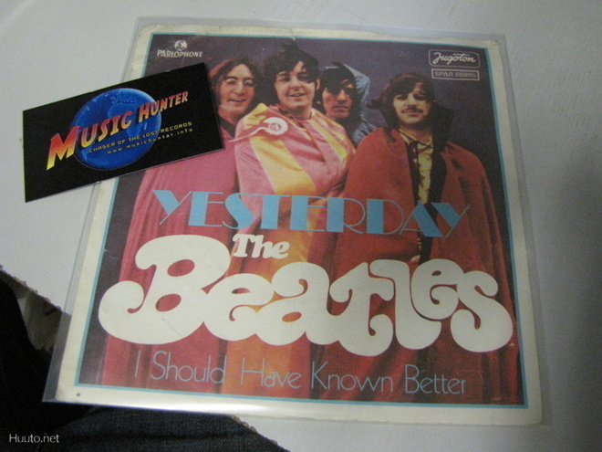 BEATLES - YESTERDAY - JUGOSLAVIA PAINOS EX-/EX- 7'' SINGLE
