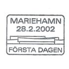 Ål 2002 Postiterminaali 1,00 € välilöpari numer EPL LaPe 206 - pikkukuva 3