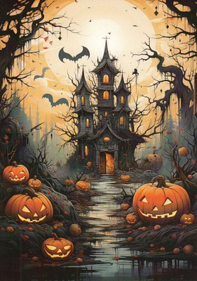 Halloween kummituskartano