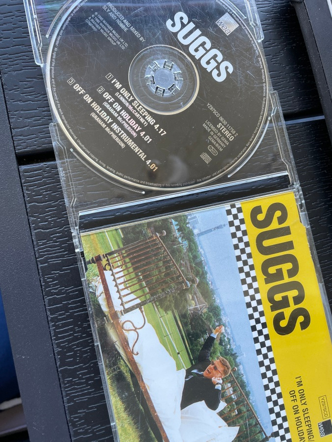 Suggs . I’m only sleeping CDS single