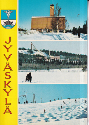 Jyväskylä. Vaakuna. sommitelmakortti, e268