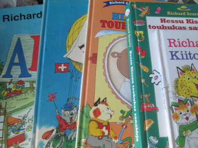 Richard Scarry paketti - viisi lasten kuvakirjaa
