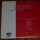 7" FRANCINE - Three Cool Cats - single 1990 rockabilly EX - pikkukuva 2