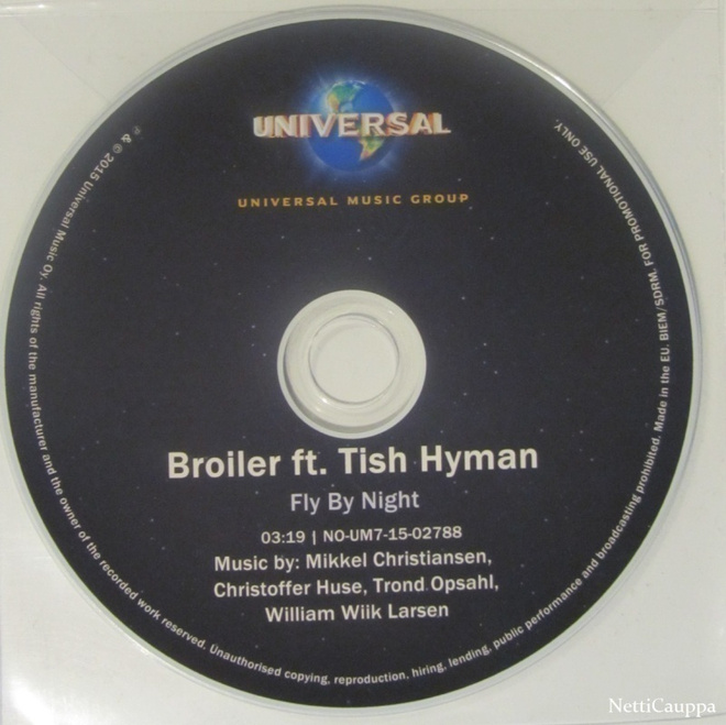 Broiler Ft. Tish Hyman • Fly By Night PROMO CDr-Single