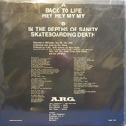 A.R.G. - BACK TO LIFE - EX-/EX 12" EP - pikkukuva 2