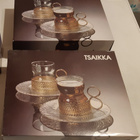 Iittala Tsaikka laseja ERÄ1 / aluslautasia KÄYTTÄMÄTTÖMIÄ - pikkukuva 1